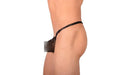 M SMU Sexy C - Thru Detachable Black Thong MX20 34131 - SexyMenUnderwear.com