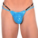 M SMU Sexy Party Ocean Blue Thong 33538 MX13 - SexyMenUnderwear.com