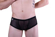 MALEBASICS MOB Boxer Hip Brief Sexy Erotic Underwear Sheer Black MBL04 3 - SexyMenUnderwear.com