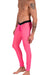 Malebasics MOB Mesh Tights Sheer Legging Hot Pink MBL63 10 - SexyMenUnderwear.com