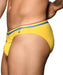 Medium ANDREW CHRISTIAN Boy Pride Rainbow Yellow Brief Fun 81