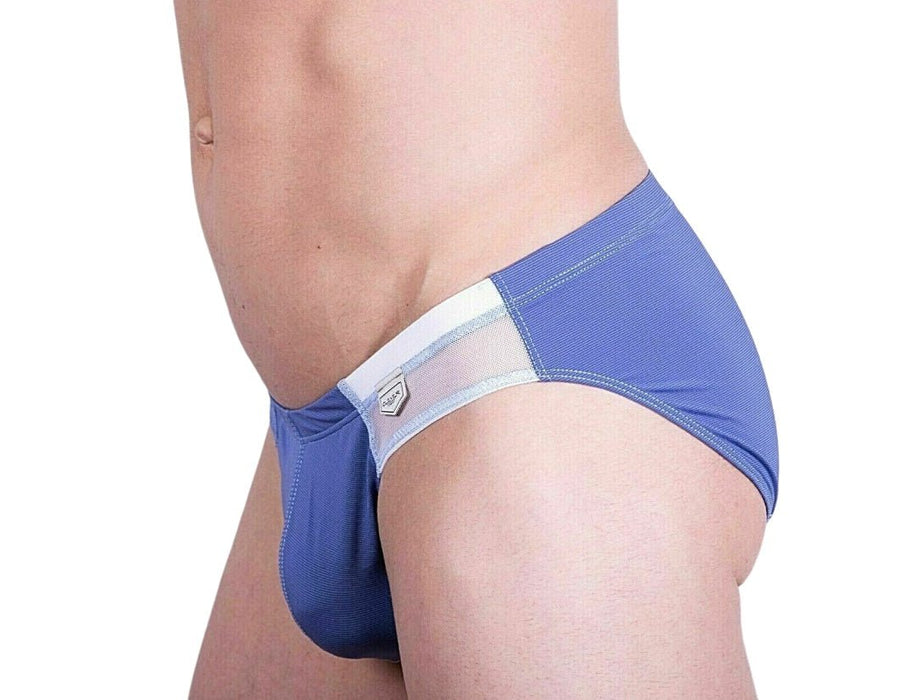 MEDIUM Clever Brief FreeDom Low Rise Briefs Blue 5028 2 - SexyMenUnderwear.com