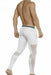 Medium CLEVER Legging Colossal Long John Leggings White 0313 3 - SexyMenUnderwear.com