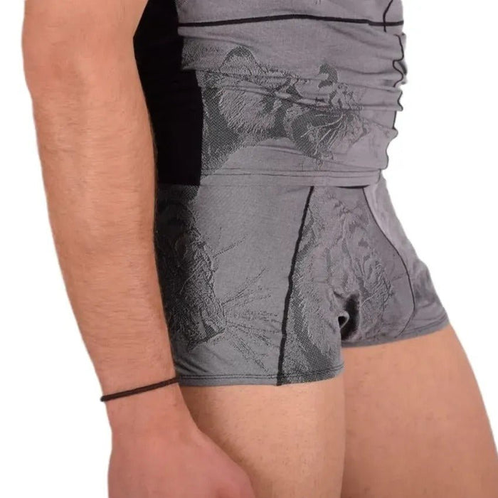 Medium Gregg Homme Kit T-Shirt & Boxer Black/Grey 33659 MX14 - SexyMenUnderwear.com