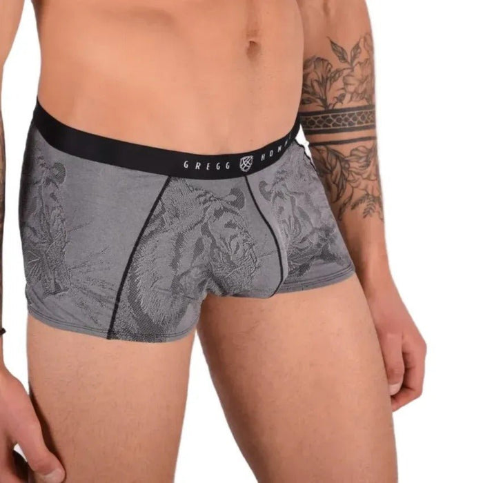 Medium Gregg Homme Kit T-Shirt & Boxer Black/Grey 33659 MX14 - SexyMenUnderwear.com