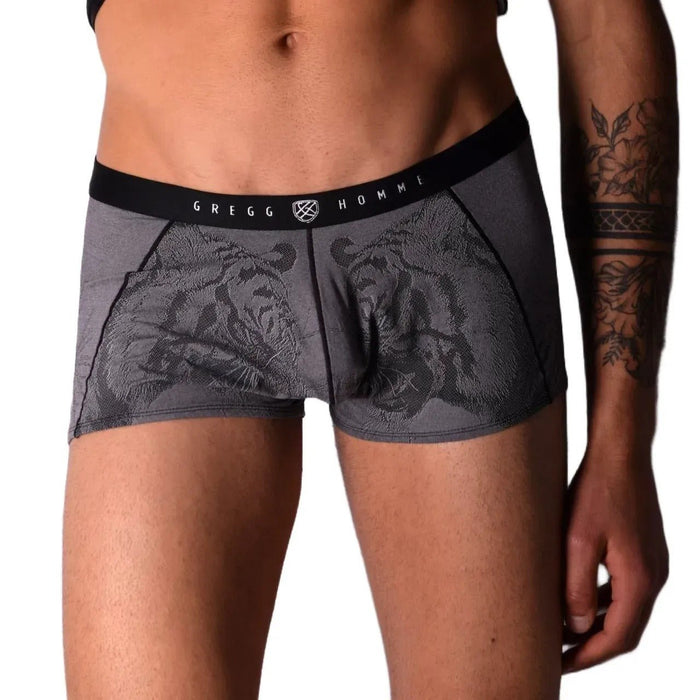 Medium Gregg Homme Kit T-Shirt & Boxer Black/Grey 33659 MX14 - SexyMenUnderwear.com