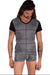 Medium Gregg Homme Kit T-Shirt & Boxer Black/Grey 33659 MX14 - SexyMenUnderwear.com