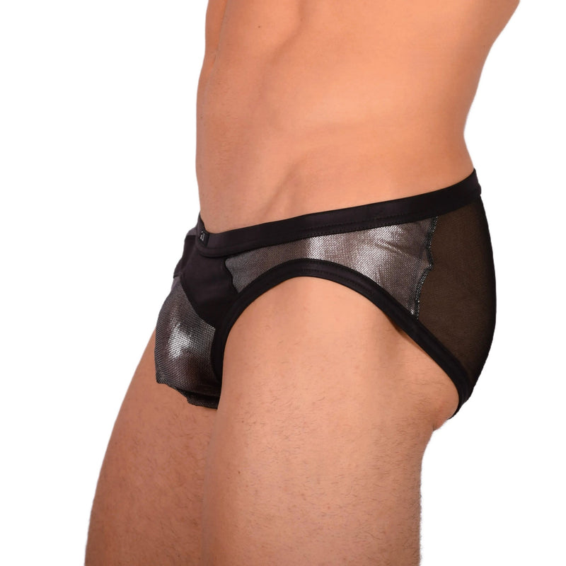 Medium Gregg Homme Silver Brief 33876 MX172
