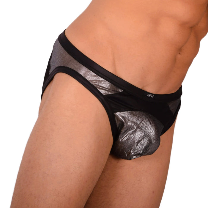 Medium Gregg Homme Silver Brief 33876 MX17 - SexyMenUnderwear.com