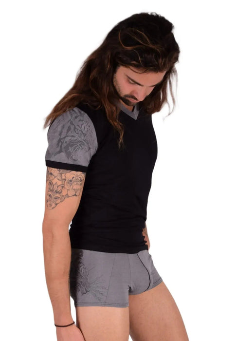 Medium Gregg Homme T-Shirt Black/Grey 33660 MX14 - SexyMenUnderwear.com