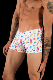 Medium Malebasics Boxer Hipster Quick Dry Fabric Boxer Splash MB201 125