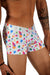 Medium Malebasics Boxer Hipster Quick Dry Fabric Boxer Splash MB201 12 - SexyMenUnderwear.com