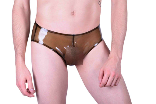 MEDIUM POLYMORPHE Latex Underwear Briefs Rubber Smoke UN - 015A - SexyMenUnderwear.com