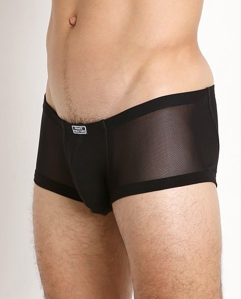 MEDIUM Profenz Private Structure Black Trunk Boxer 3 - 24A - SexyMenUnderwear.com