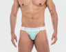 Medium PUMP! Jockstrap Milkshake Mint Soft Cotton Elastic Jock 15079 - SexyMenUnderwear.com