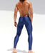 Medium RUFSKIN LUNGE Stretch Sports Tights Pemium Nylon Faux fly Navy 36 - SexyMenUnderwear.com