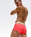 MEDIUM RUFSKIN Signature Swim - Short NUNO See - Through Stretch Tulle Watermelon 74 - SexyMenUnderwear.com