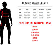 Medium RUFSKIN Swim Brief Bodysuit OLYMPIC Singlet Swimwear Cut - Out Back Royal 3810