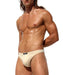 Medium RUFSKIN Thong Robert Stretchy Cotton Faix Fly Thongs Cream 77 - SexyMenUnderwear.com