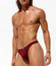 Medium RUFSKIN Thongs Robert Stretchy Cotton Faix Fly Thong Red Wine 77 - SexyMenUnderwear.com