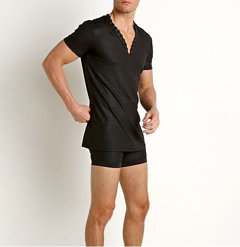 Medium Shirts Gregg Homme Mythic Italian Jersey Laced T-Shirt 152207 165 - SexyMenUnderwear.com