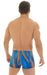 MEDIUM Skinz Swimsuits Square Cut Seamless Swimwear Trunk Low Cut Boxer 8172 2 - SexyMenUnderwear.com