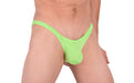 Medium Skinz Swimwear Sun Tanning Swim - Thong Lime 2 - SexyMenUnderwear.com