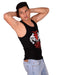 MEDIUM SMU Gym King Tank top Black and Red 33738 MX16 - SexyMenUnderwear.com