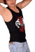 MEDIUM SMU Gym King Tank top Black and Red 33738 MX16 - SexyMenUnderwear.com