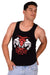 MEDIUM SMU Gym King Tank top Black and Red 33738 MX16 - SexyMenUnderwear.com