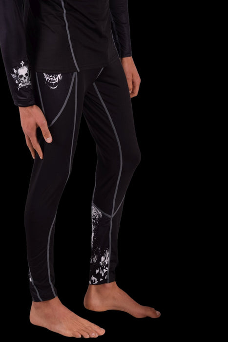 Medium SMU Limited Long sleeves Shirt & Legging Printed Wolf 115159 - SexyMenUnderwear.com