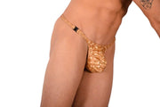 MEDIUM SMU Sexy Deetachable Golden Thong MX20 34136 - SexyMenUnderwear.com