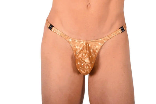 MEDIUM SMU Sexy Deetachable Golden Thong MX20 34136 - SexyMenUnderwear.com