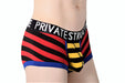 MEDIUM Stripe Private Structure Boxer 1 - 8 - SexyMenUnderwear.com