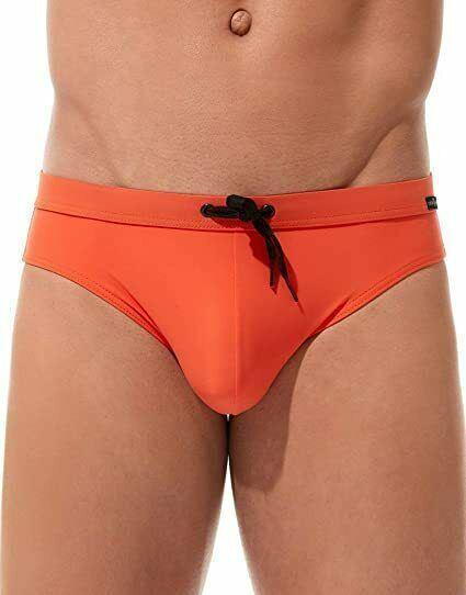 Medium Swimwear Gregg Homme Exotic Swim - Brief Orange 161203 138 - SexyMenUnderwear.com