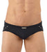 Medium Swimwear Gregg Homme LURE Swim - Brief Leather - Look Black 131135 139 - SexyMenUnderwear.com