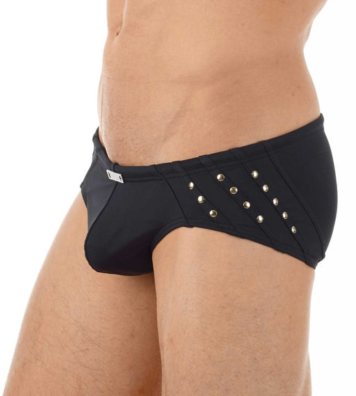 Medium Swimwear Gregg Homme LURE Swim - Brief Leather - Look Black 131135 1391