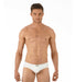 Medium Swimwear Gregg Homme LURE Swim - Brief Leather - Look White 131135 139 - SexyMenUnderwear.com