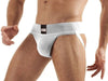 Mister B Jock BARCODE BERLIN Sergey Classic Old School Jockstrap Natural Fit White 1 - SexyMenUnderwear.com