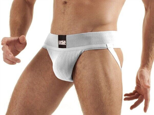 Mister B Jock BARCODE BERLIN Sergey Classic Old School Jockstrap Natural Fit White 11