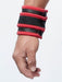 Mister B Neoprene Wrist Wallet Fetish Mesh Wristband Wallet Red O/S 1 - SexyMenUnderwear.com