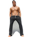 M/L RUFSKIN Legging FOSTER Flare - Leg Sport Lounge Pants Ribbed Black Chine - SexyMenUnderwear.com