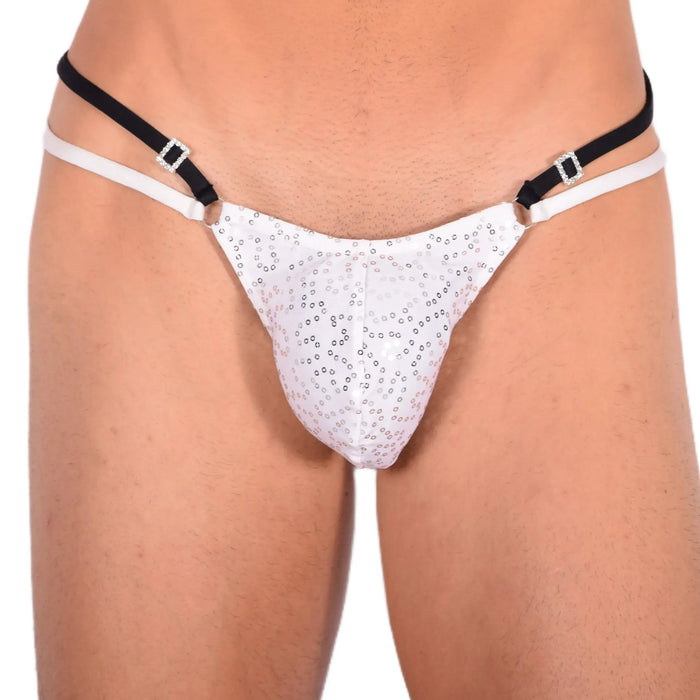 M/L SMU Sexy Pure White Party Thong 33546 MX13 - SexyMenUnderwear.com