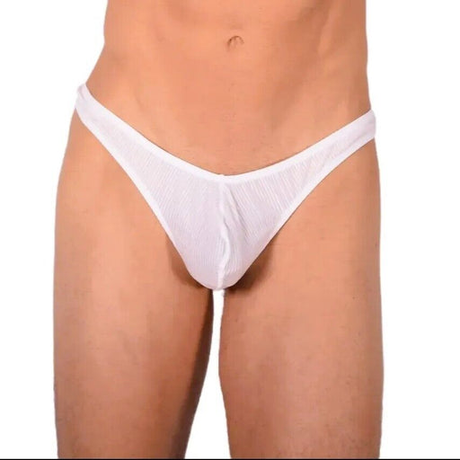 M/L SMU Sexy White Thong MX20 34103 - SexyMenUnderwear.com