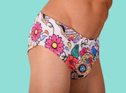 M/L SMU Swim Brief Skull 33441 MX114