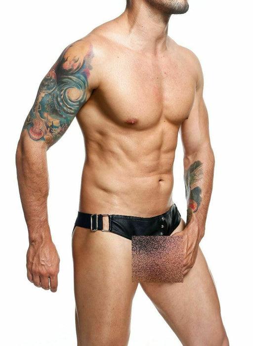 MOB DNGEON C - Ring Jockstrap With Open Front Black O/S DMBL011