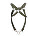 MOB DNGEON Cross C - Ring Harness One Size Adjustable Straps DMBL07 Camo - SexyMenUnderwear.com