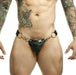 MOB Dngeon Eroticwear Snap Jock Metal Ring Mounted Jockstrap Midnight DMBL03 3 - SexyMenUnderwear.com