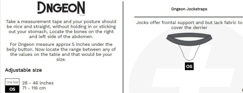 MOB DNGEON Eroticwear Snap Jock Metal Ring Open Back Jockstrap Army O/S DMBL03 - B016