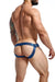 MOB DNGEON Jock Open Front With C - Ring Jockstrap Camouflage Blue Mirror DMBL01 7 - SexyMenUnderwear.com